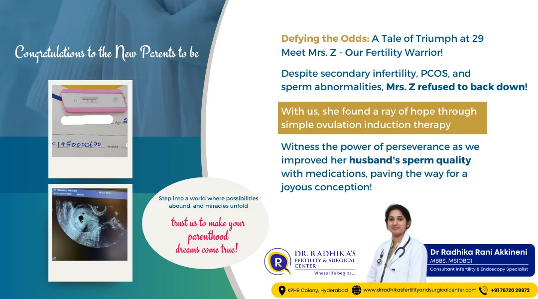  success story of ivf at dr radhika fetrili center hyderabad